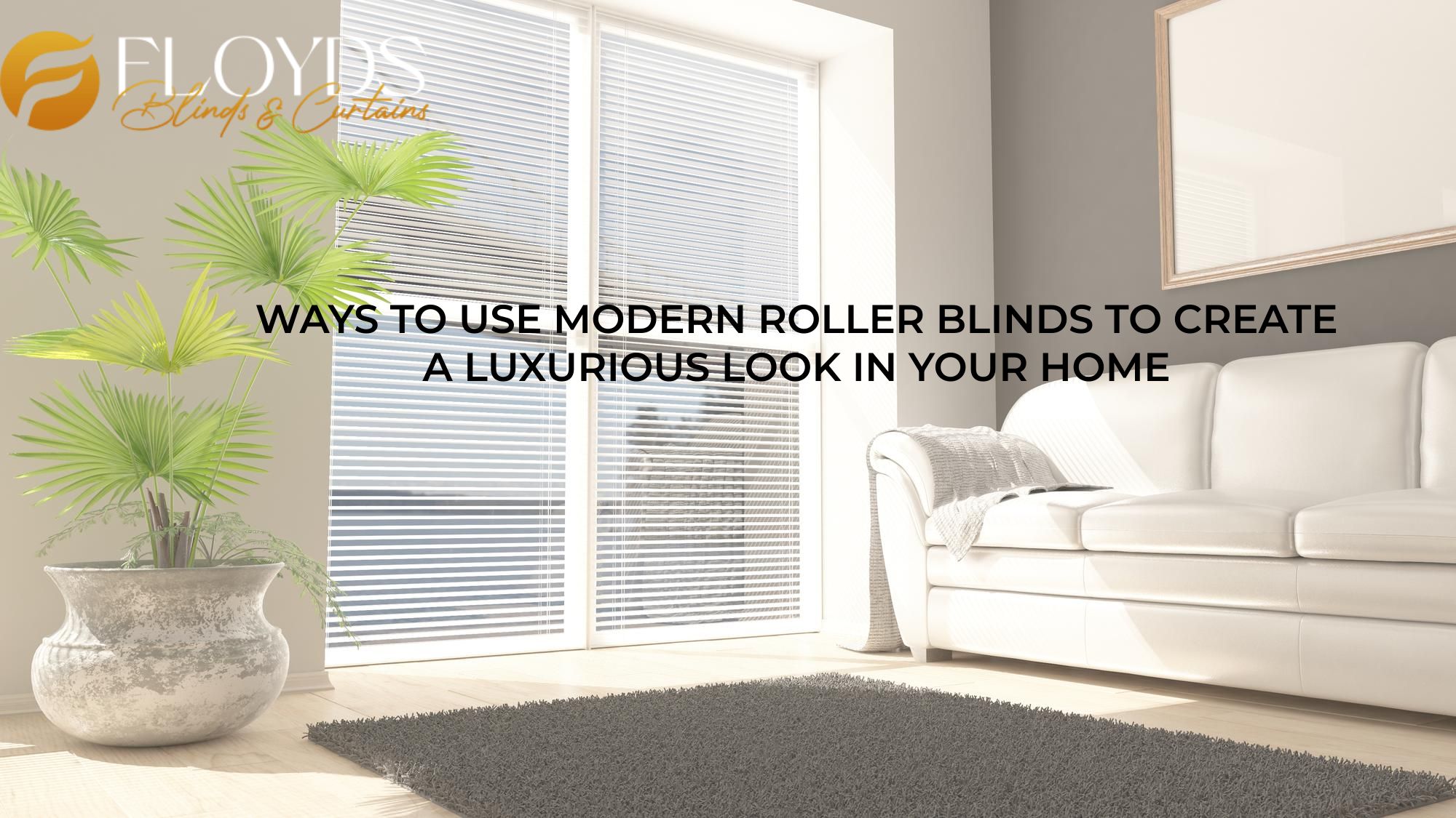 modern roller blinds